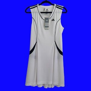 NWT adidas Performance Women’s M Tennis Dress CLIMA365 CLIMALite White Black